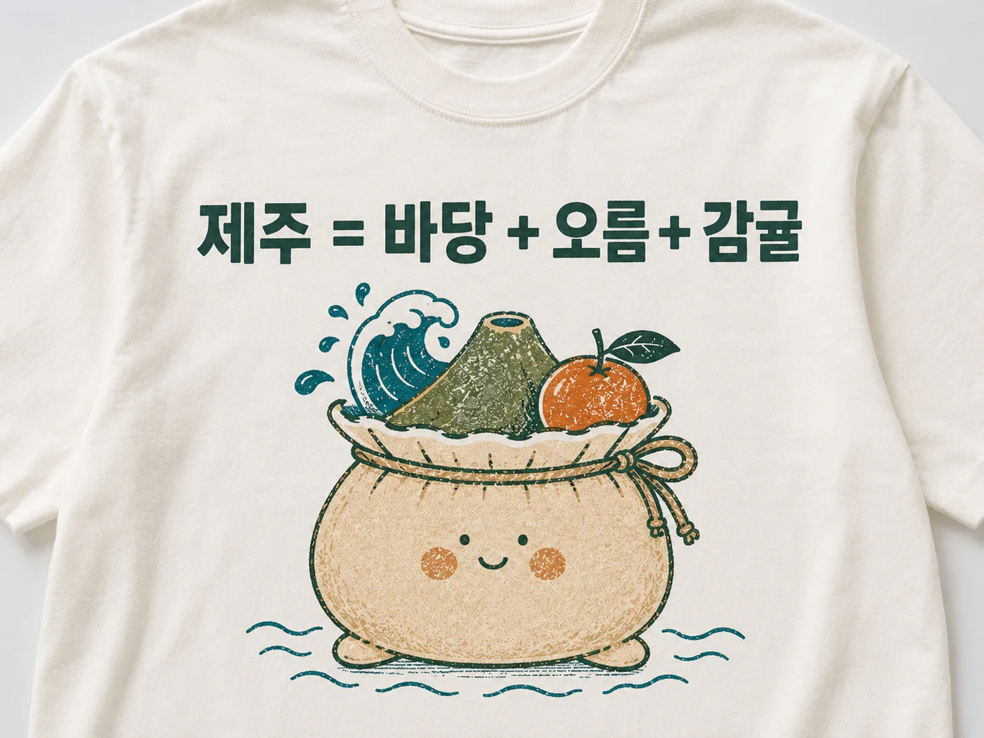 제주 등식 티셔츠